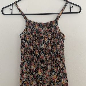 Mimi Chica Floral Boho Sleeveless Romper S